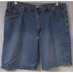 Levi Strauss Signature Mens 42x11 Medium Wash Five Pocket Bermuda denim Shorts